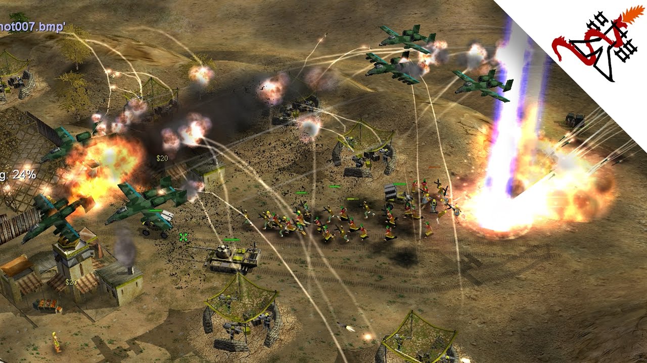 Command & Conquer: Generals - 4v4 HARDEST BATTLE