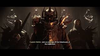 Warhammer 40,000: Darktide | The Traitor Curse DLC intro cinematic | 4k/60fps