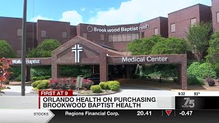 Orlando Health on purchasing Brookwood Baptist Health