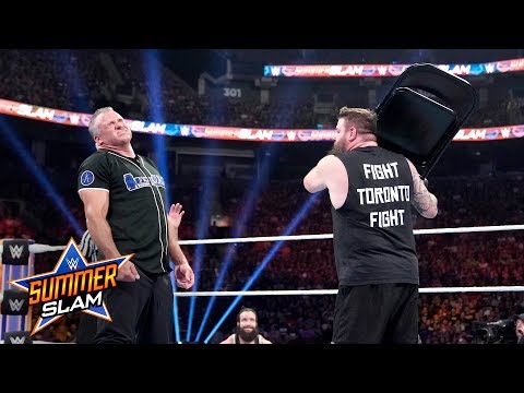 Shane McMahon tries to get Kevin Owens to use a chair: SummerSlam 2019 (WWE Network Exclusive)