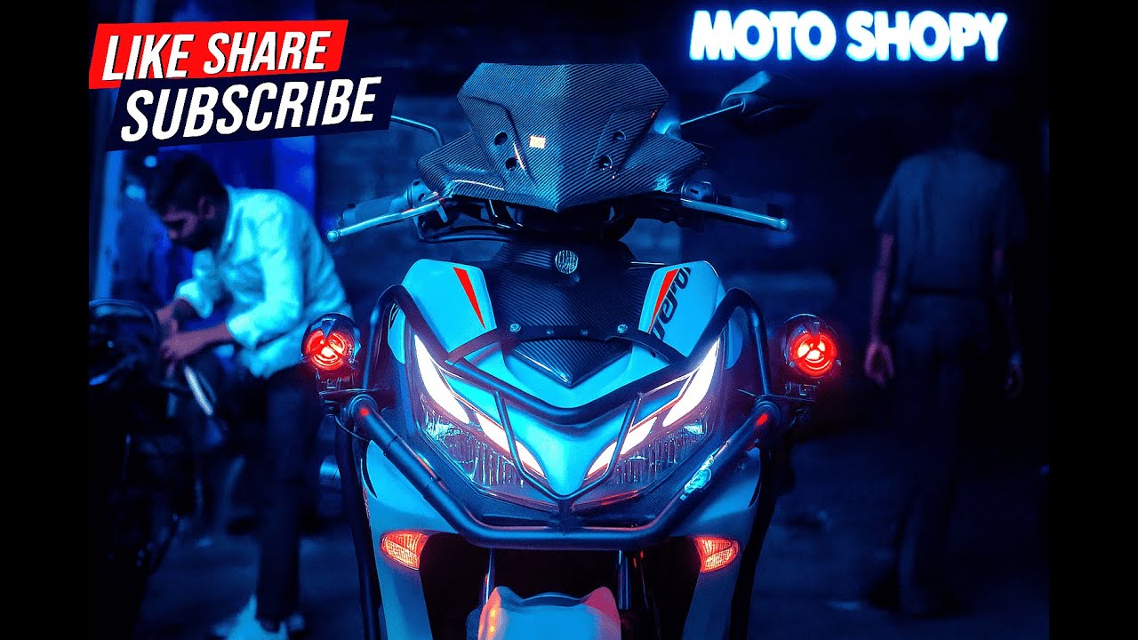 Aerox 155 Modification | Yamaha Aerox 155 Modified | Aerox 155 Accessories | #aerox155  #viralvideo 