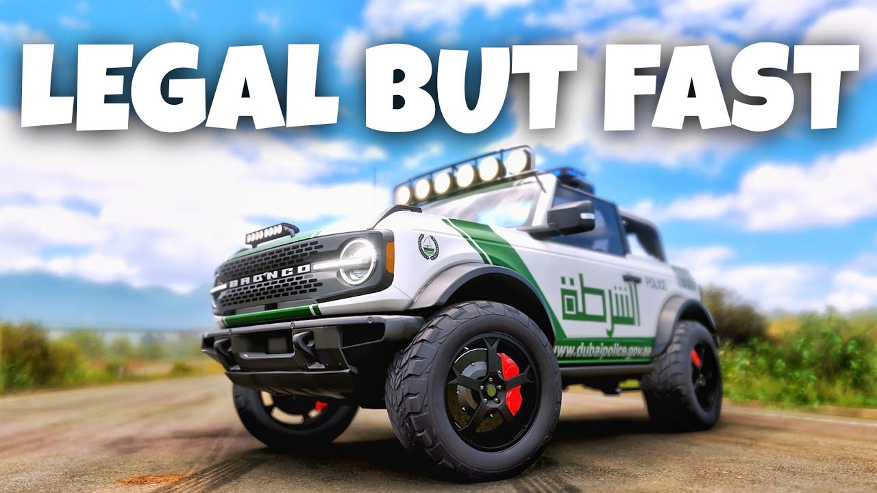 I Turned Ford Bronco Into Dubai Police 🚔 | Upgrade & Speed Test | FH5
