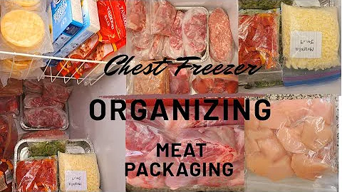 How I Organize My Chest Freezer _ Tips For Storing Meat And Vegetables!