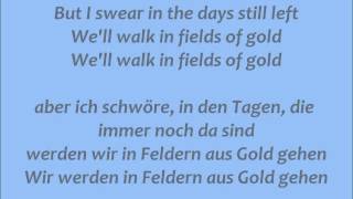 Video thumbnail of "Fields of Gold - Sting Lyrics/Übersetzung || ♫ Oktoberspecial ♫ #7"
