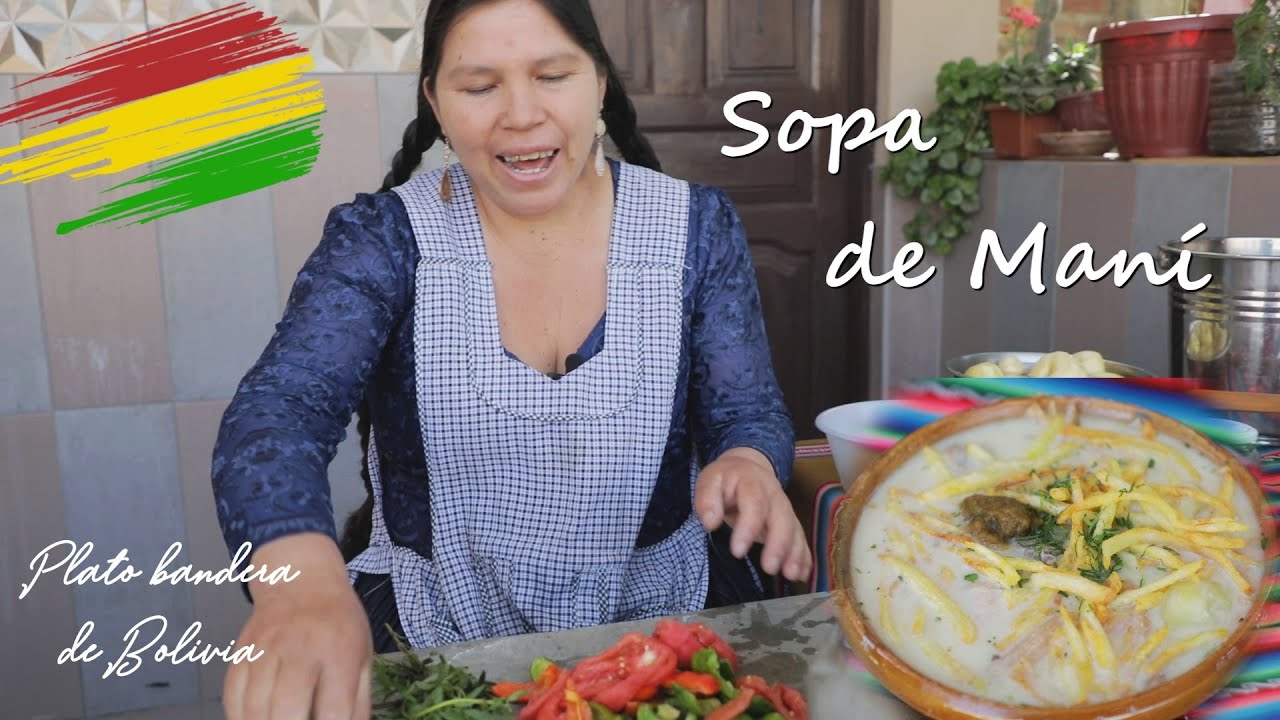 Preparando Sopa de Maní - En casa