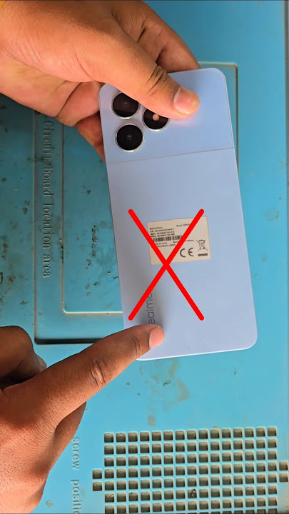how to realme Note 50 back open 👌💯