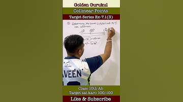 ⚡ "No Confusion! Collinear Points Explained in 2 Minutes" #maths