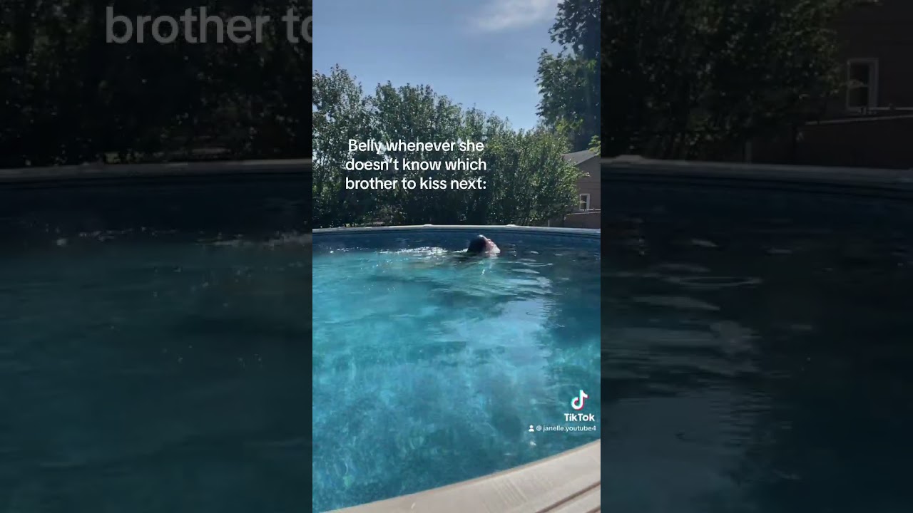 She swims like a frog