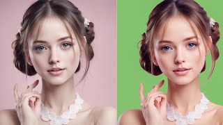 background colour change and face color up |Photoshop  Tutorial | Vidu Art screenshot 4