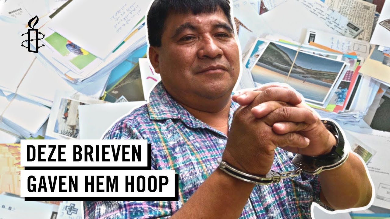 Milieuactivist bernardo zat onterecht vast write for rights youtube