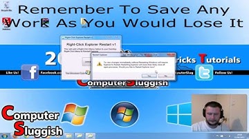 How To Add Restart Explorer Option To Context Menu Easy