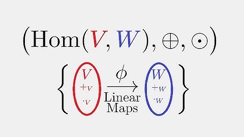 Vector Spaces: Homomorphisms
