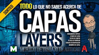 ✈️CAPAS (LAYERS) en AutoCAD | Necesitas saber ESTO! Propiedades configurar layer 2018 2019 2020 2021