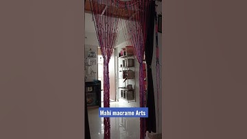 Door curtain || Macrame long Door Curtain... Door Toran #Mahi Macrame Arts