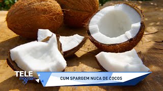 Cum spargem nuca de cocos uşor