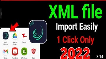 how to import xml files into project in alight motion 2022 | Alight Motion xml file import easily