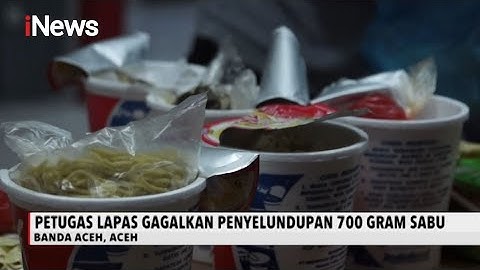 Petugas Lapas Gagalkan Penyelundupan Sabu dalam Mi Instan - iNews Sore 25/11