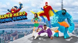 Super Hero Flying School - Android Gameplay screenshot 2