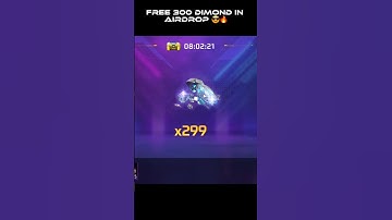 FREE 300 DIMOND IN AIRDROP 😎🔥 #freefire #youtube #shorts