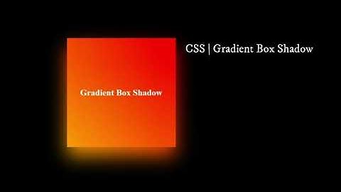 HTML & CSS Trick | Make a Gradient Box Shadow