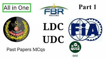 Fbr LDC UDC Past Papers || LDC UDC Test preparation paf civilian udc test paf ldc test