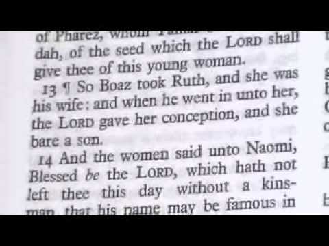 Ruth 4 King James Holy Bible
