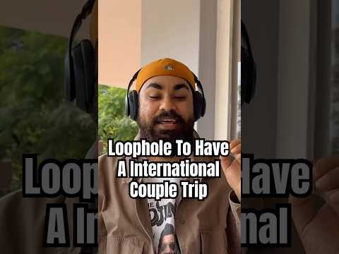 Foreign trip pe kaise jaaye?!🤣 #couplecomedy #modi #couplepodcast