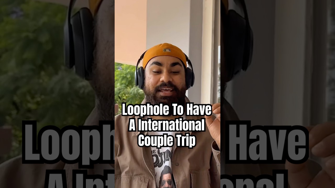 Foreign trip pe kaise jaaye?!🤣 #couplecomedy #modi #couplepodcast