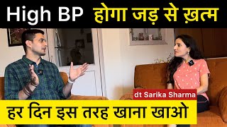 Control High BP Without Medicine | Control BP Naturally | High Blood Pressure | dt Sarika Sharma