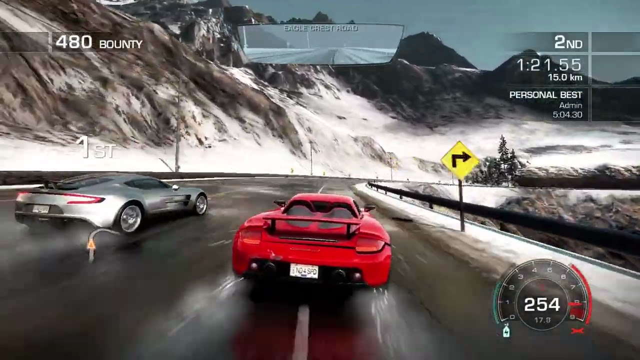 Need for Speed™ Hot Pursuit 2010 Chapter Fox Lair Pass The Art Of Driving Gold Medal