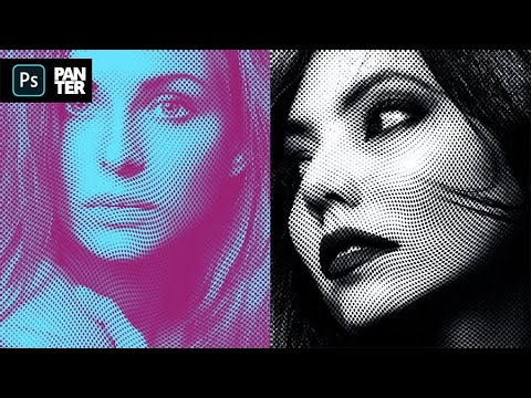 How to Add Halftone Effects on Portraits | Adobe Photoshop Tutorial