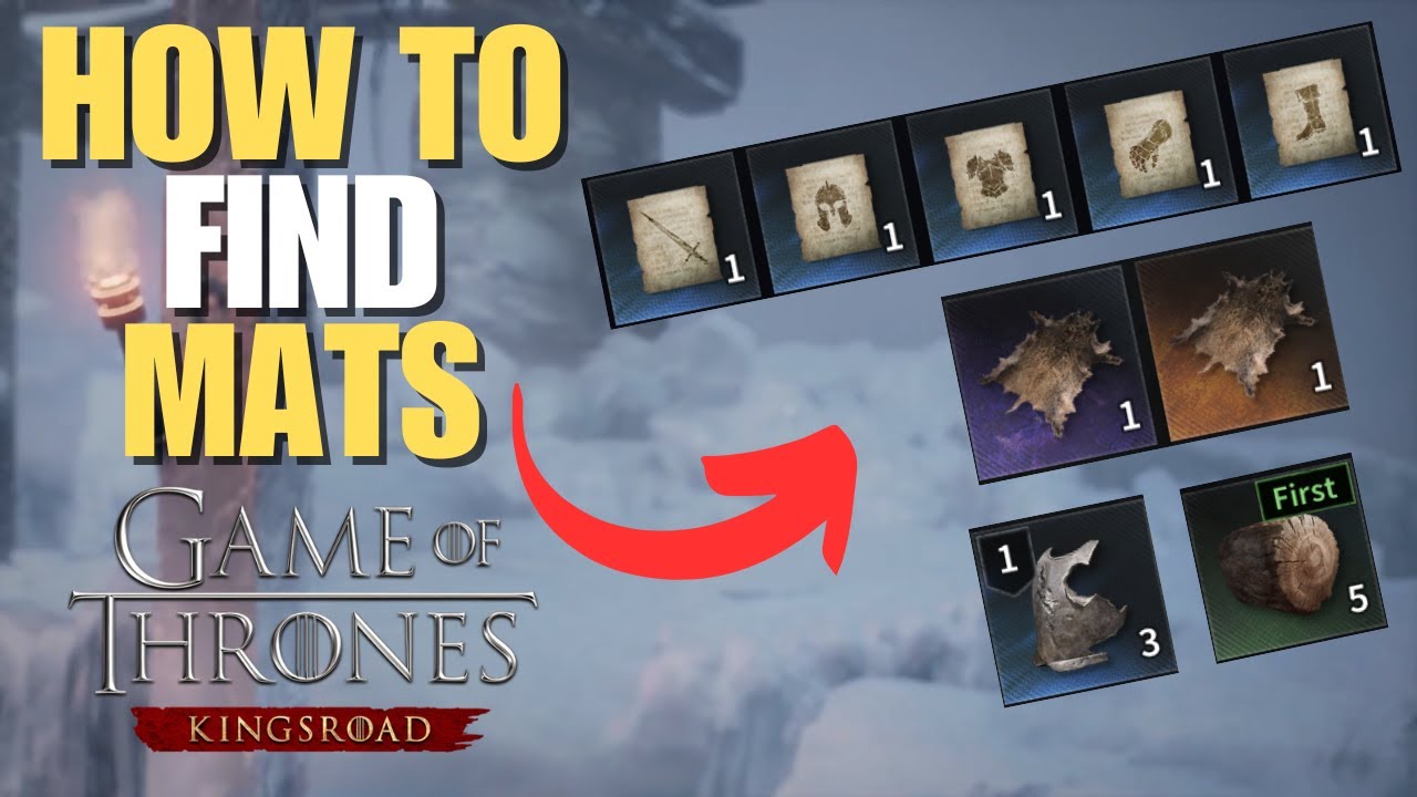 Поиск ресурсов в Game Of Thrones Kingsroad