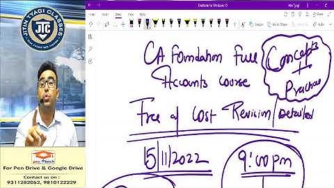 100% Free Classes for CA Foundation Dec 2022 by CA CS Jitin Tyagi|| Target 80+||