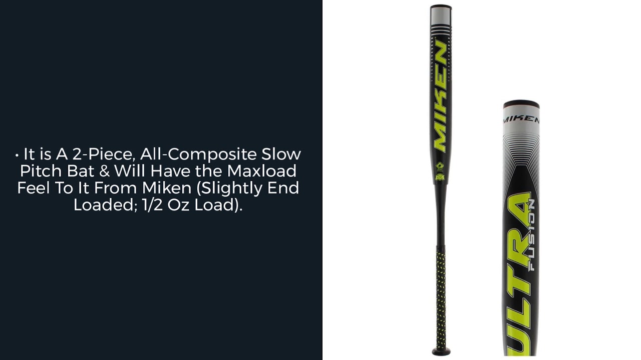 Review: Miken Ultra Fusion 14" Jason Kendrick Maxload Senior Slow Pitch Softball Bat (MFN4MS)