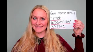 Video 941 GOD NORSK UTTALE - trykk - intonasjon - rytme