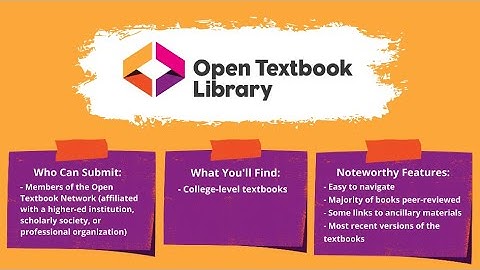 Open Textbook Library: Searching OER Repository Tutorials