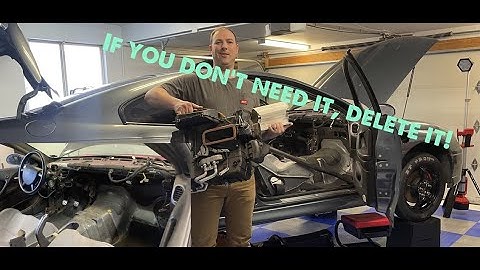 GTO Dash Removal - Making Room For Race Car Stuff