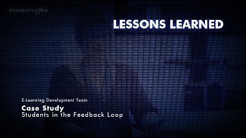 Case Study - Students in the Feedback Loop - Lessons Learned