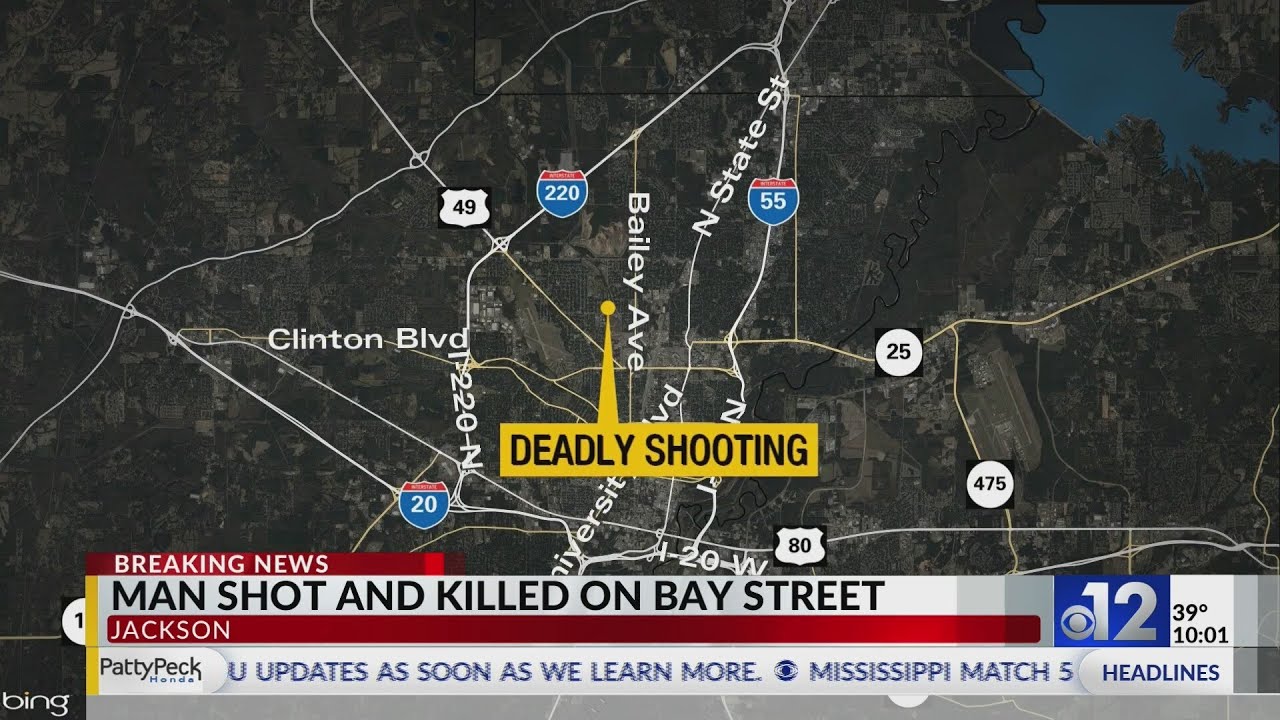 Man killed in shooting on Bay Street in Jackson - YouTube
