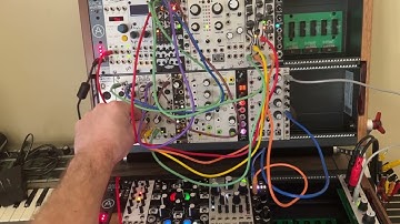 2/21/2022 Eurorack patch: Basimilus Iteritas Alter, Mimetic Digitalis, and MATHS for attenuation