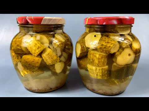 ПРОДАЛА на базаре 30 банок ЗА ЧАС! Вечером готовлю, утром ПРОДАЮ! Огурцы по-Польски!