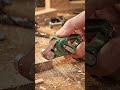 Tiny Belt Sander vs Wood Edge… Satisfying Perfection! 😱✨
