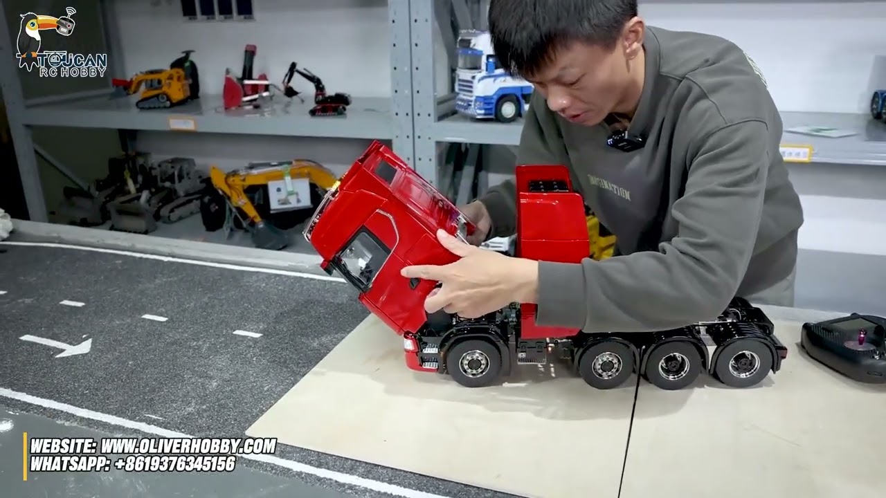 Обзор тягача LXY 770s с металлическим шасси 8x8, 3-ступенчатой ​​коробкой передач, блокировкой ди...