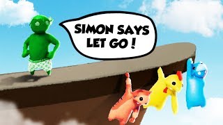IMPOSSIBLE SIMON SAYS IN GANG BEASTS CHALLENGE! (The Pals Gang Beasts)