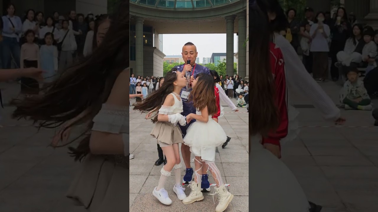 진짜로 뽀뽀하게 된 팀은?#현대백화점중동점 #크림서현 #크림서현의랜덤댄스 #준스이 #킹받아 #핫이슈떡볶이 #라이키스튜디오 #제이키즈 #소상공인연합회 #부천시 #랜덤댄스 #랜플