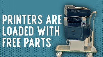 Salvage Electronic & Mechanical Parts From Old Printers