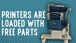 Salvage Electronic & Mechanical Parts From Old Printers