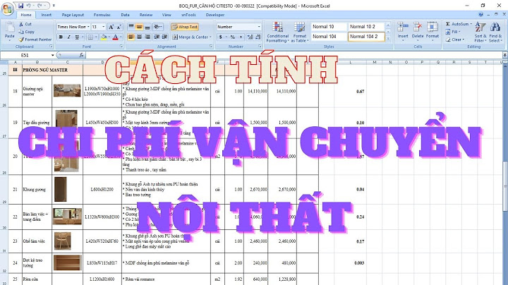 Bảng dự toán chi phí thi công nội thất nhà năm 2024