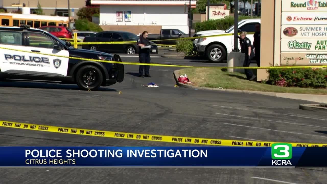 Citrus Heights police shoot man armed with knife, officials say - YouTube