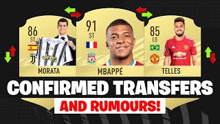 FIFA 21 | NEW CONFIRMED TRANSFERS & RUMOURS! | FT. MBAPPE, TELLES, MORATA... etc